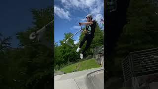 Clean Scooter Trick #shorts #scooter #skatepark