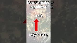 Pointers explained in 60 seconds #coding #viral #speedrun #programming