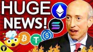 HUGE CRYPTO NEWS! GARY GENSLER ETHEREUM ETF APPROVAL, SOLANA BLINKS, & USDC DIGITAL DOLLAR!