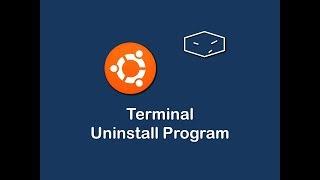 terminal uninstall program in ubuntu