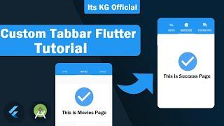 Create Tabbed in Flutter - AppBar - Tabs, TabBar, TabBarView, DefaultTabController - Flutter [2022]