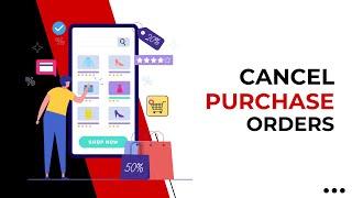 Cancel Purchase orders Odoo