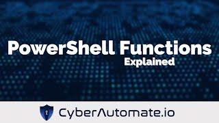 4. How to create and use custom PowerShell Functions