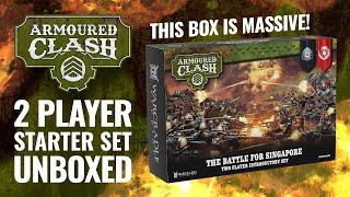 Best Intro To Armoured Clash: The Battle For Singapore - Two Player Introductory Set Unboxed