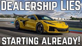 LIED TO by a Dealership! C8 Corvette ZR1 DEALERSHIP GREED Exposed! We HAVE to STOP it!