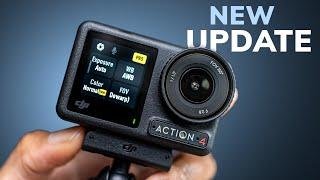 DJI Osmo Action 4 Firmware Update, NEW BIG Improvement!