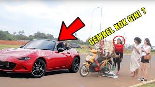 GEMBEL KELAPARAN ‼ DIJEMPUT CEWEK CANTIK  & MOBIL SPORT 