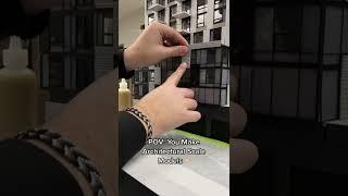 POV: You Make Architectural Scale Models #shorts