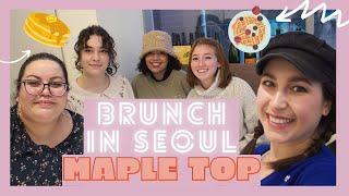 THE Most Instagramable American Brunch in Seoul - Maple Top