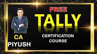 Free Tally with GST Certification Course Advanced Accounting | Tally ERP 9