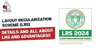 LAYOUT REGULARIZATION SCHEME (LRS) details and all about LRS and advantages!!