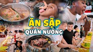 Quanglinhvlog  || Thử Thách Ăn Sập Quán Nướng Siêu Mlem Tại Hà Nam !!!