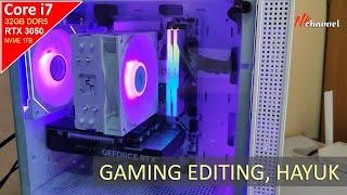 Rakit PC Core i7 Gen 12, Pakai VGA RTX irit daya! Seberapa irit? Gaming Ultra?