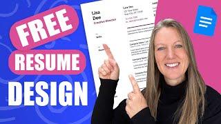 Free resume - template customisation with Google Docs