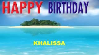 Khalissa  Card Tarjeta - Happy Birthday