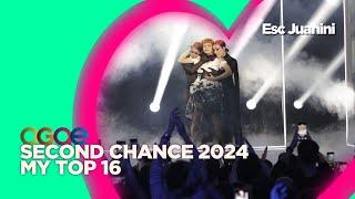 OGAE Second Chance 2024 | My Top 16