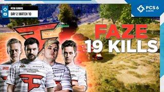 PUBG PCS6 • EUROPE - FAZE CLAN 19 KILLS