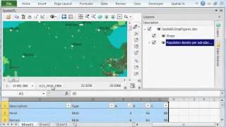 Thematics in SpatialXL:  Spatial in Excel with themes