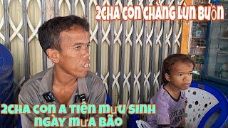 Phát hiện 2 cha con anh tiên chàng lùn mưu sinh ở chợ #toanlemientay