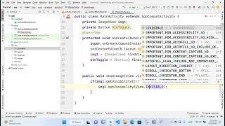 AndroidManifests, ImageViews, Buttons, onClick(), Intents - Android Development using Java