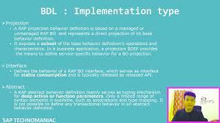 Behavior Definition Language BDL RAP Part 15