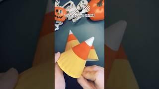 Budget-friendly Halloween crafts  Easy Paper Plate Candy Corn DIY #halloween