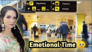 Family Ko Emotional Good Bye | Airport Vlog 