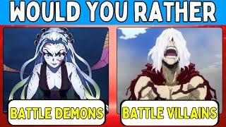 Demon Slayer vs MHA || What Choice Will You Make?