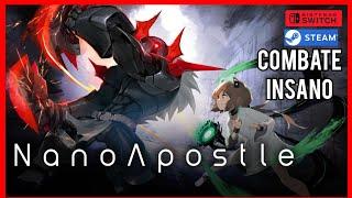 NANOAPOSTLE | GAMEPLAY, JOGO SCI-FI SOMBRIO de BOSS RUSH MUITO DIVERTIDO, SKILLS, COMBATE!