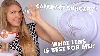 No Glasses After Cataract Surgery?!?  Lens Implant Options Explained