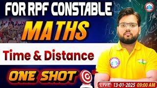 RPF Constable 2024 Classes | Time & Distance | RPF Constable Maths Class | Maths by Aakash Sir