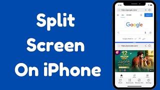 How to Split Screen On iPhone iOS 17  | How to Split iPhone Screen On iOS 17