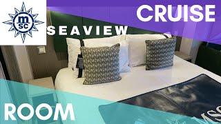 MSC SEAVIEW VISITE CABINE BALCON / BALCONY CABIN TOUR