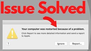 MacBook Crash - Your computer was restarted because of a problem - | Mac Your computer was restarted