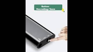 Digital Voice Recorder with Playback - 8G, 140Hrs Recording Storage, Record While Charging