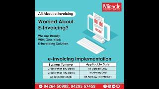 How To Create E-invoice (Manual Json) File in Miracle Accounting Software