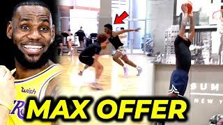 Tinodo na ng Lakers ang offer kay LeBron, MAX contract! | Bronny, Bryce, LBJ workout!