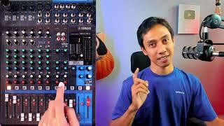 Sambung Mixer Yamaha ke Komputer/Laptop/HP langsung pakai Kabel USB