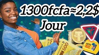 gagner 1300FCFA tous les jours  avec ce nouveau site partout