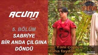 Sabriye Bir Anda Çılgına Döndü | Bölüm 5 | Survivor 2017