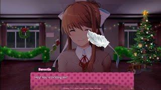 Trying out the interaction mod in the new update | "Monika After Story" DDLC (Android)