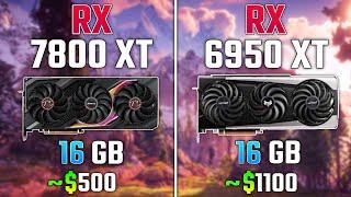 RX 7800 XT vs RX 6950 XT | Test in 7 Games