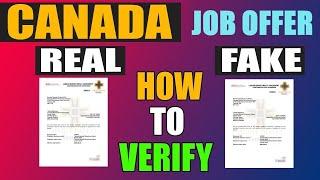 How To Self Verify Canadian Job Offer Letter ? Real or Scam ? Must Watch full vlog !!  Gurivlogs