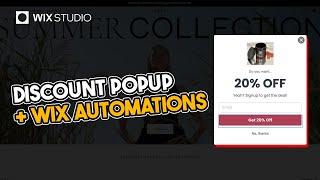 Discount Popup Form + Wix Automation in Wix Studio | Wix Ideas