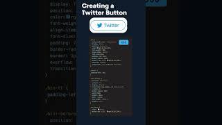 creating Twitter button design || html/css | #html  #css  #javascript