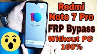 Redmi Note 7 Pro  FRP Bypass,Google A/C Remove without PC Letest Update