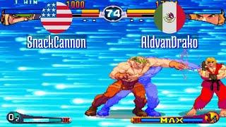 FT5 @sfiii2: SnackCannon (US) vs AldvanDrako (MX) [SF III 2nd Impact sfiii sf3 Fightcade] Jul 16