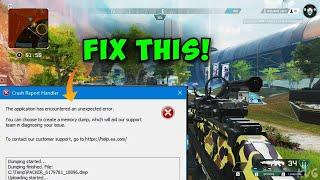 Fix Apex Legends The Application has Encountered An Unexpected Error