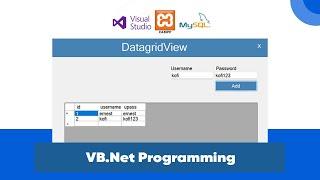 Load Data into DataGridView VB.NET & MySQL Database - Step by Step Guide