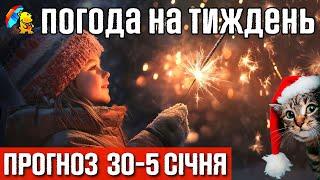  Антициклон на Новый Год. Погода на неделю в Украине 30-5 января. Погода от Погодника.